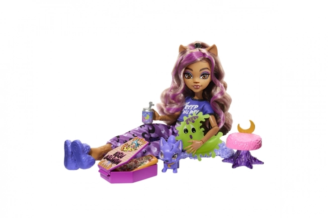 Monster High pyžamo párty s Clawdeen Wolf