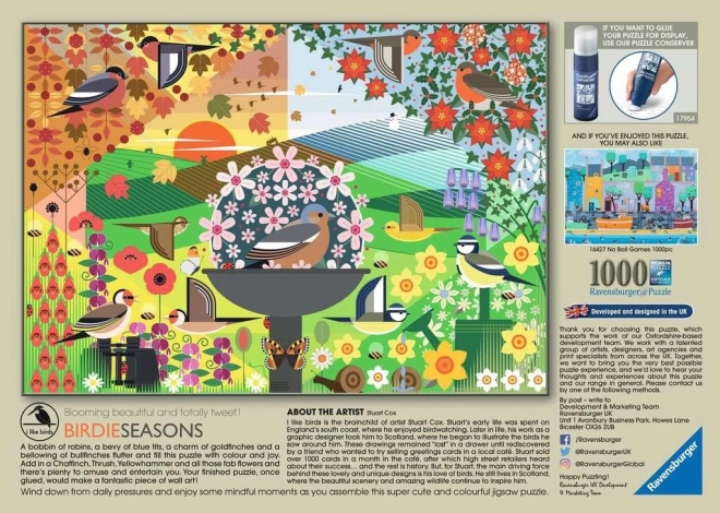 Puzzle Mám ráda ptáčky