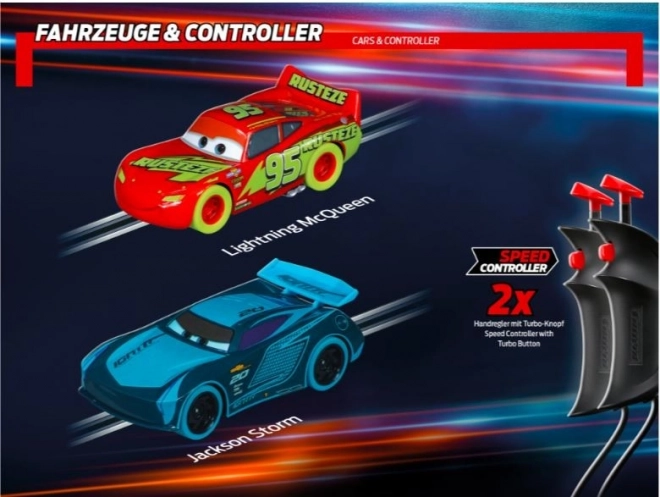Autodráha Carrera GO 62559 Disney Cars - Glow