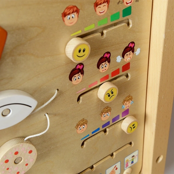 Masterkidz edukační tabule Jak se cítíš? Učení emocí Montessori