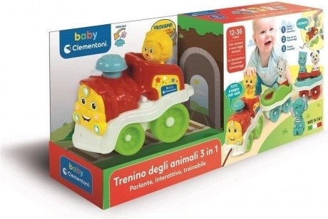 Interaktivní vláček se zvířátky CLEMENTONI (česky mluvící)