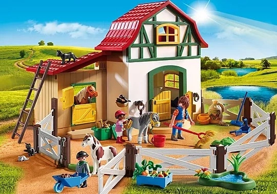 Country 5684 Sada pro chov poníků s figurkami