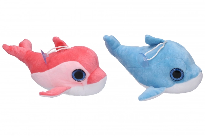 Plyšový delfín realistického vzhledu 26 cm