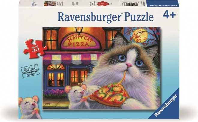Puzzle pizza pro kočky - rozmanitost chutí