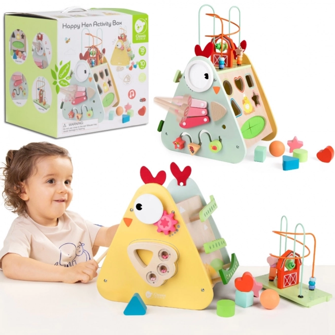 Montessori kostka farma pro děti