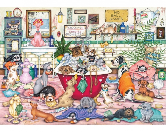 Puzzle Bertova večerní koupel XL 500 dílků
