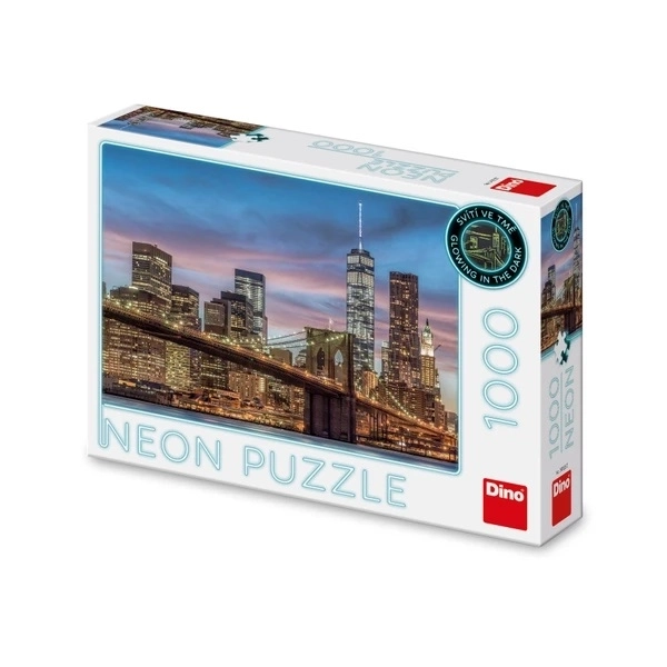 DINO Svítící puzzle New York 1000 dílků