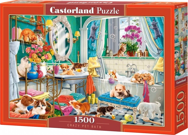 Puzzle Bláznivá koupel 1500 dílků