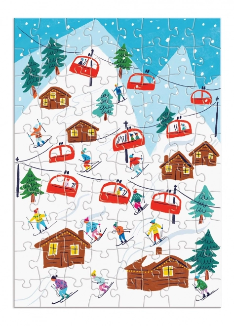 Adventní kalendář s puzzle Galison - 12v1