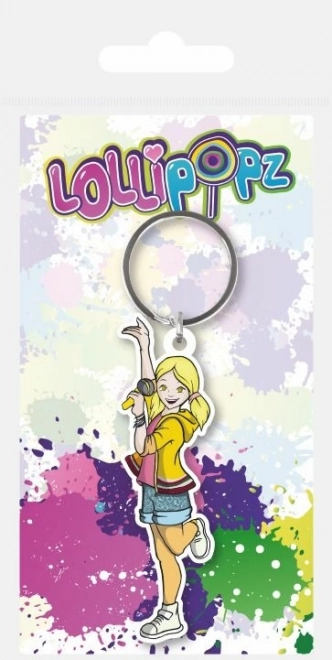 Lollipopz klíčenka žlutá
