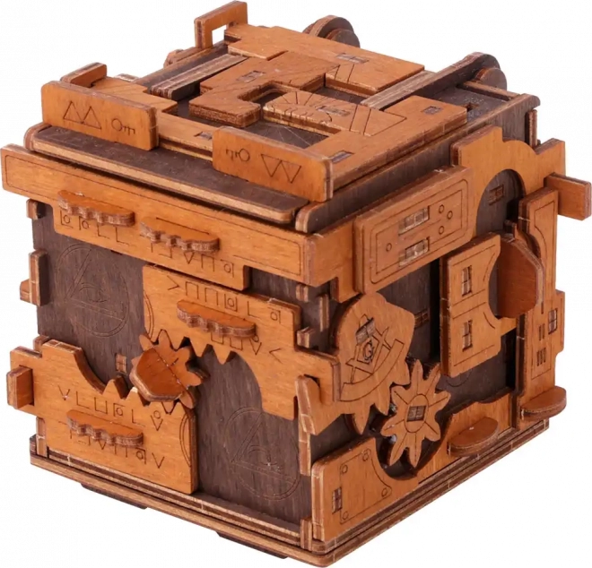 Dřevěné puzzle box úniková hra 149 dílků