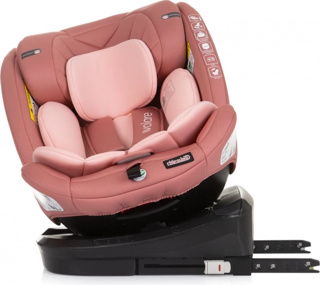 Autosedačka Chipolino Volare i-Size Isofix 360 Flamingo