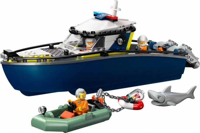 LEGO City Honička v policejní lodi