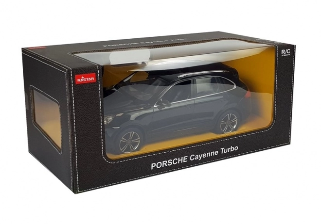 Auto na dálkové ovládání Porsche Cayenne Turbo R/C 1:14 černé