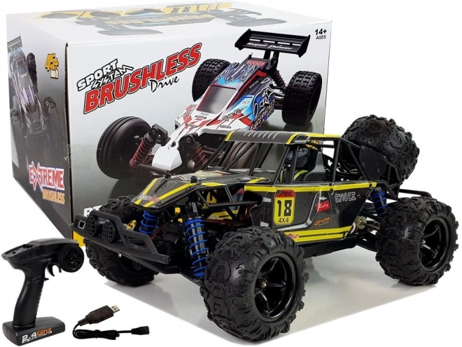 Terénní RC Buggy Auto Žluté