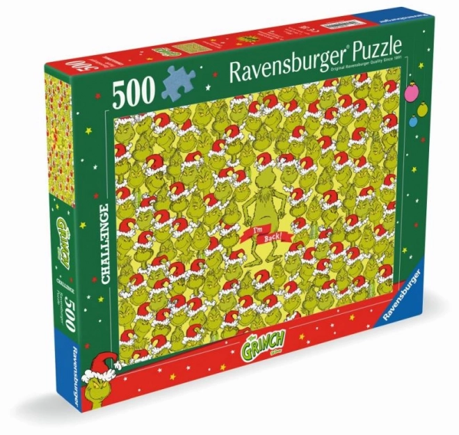 Challenge Puzzle Grinch 500 dílků Ravensburger