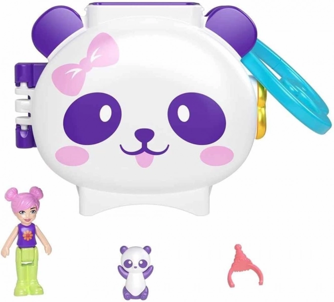 Figurka Polly Pocket s Pandou
