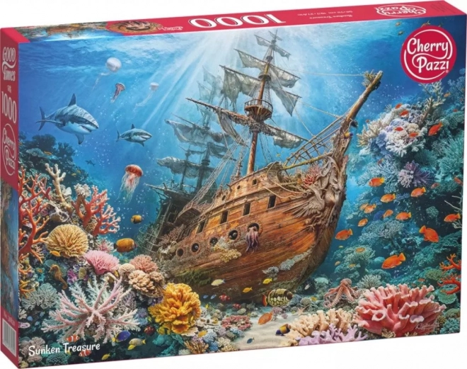 Cherry Pazzi Puzzle Potopený Poklad 1000 dílků