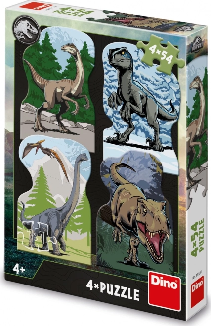 JURSKÝ SVĚT 4x54 Puzzle