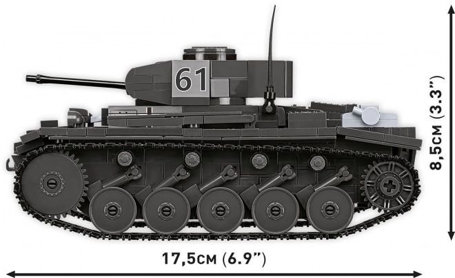 Stavebnice tanku Panzerkampfwagen II