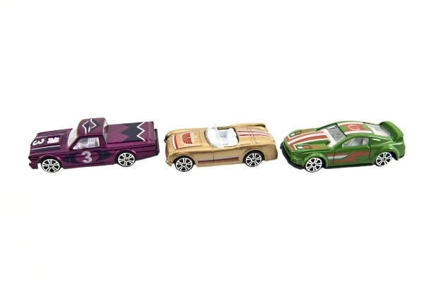 Kovové závodní auto 6 cm v krabičce