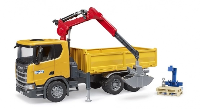 Nákladní auto Scania s ramenem