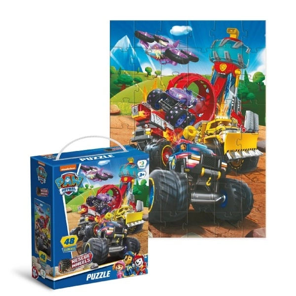 Puzzle s motivem Tlapková patrola: Záchrana na kolech