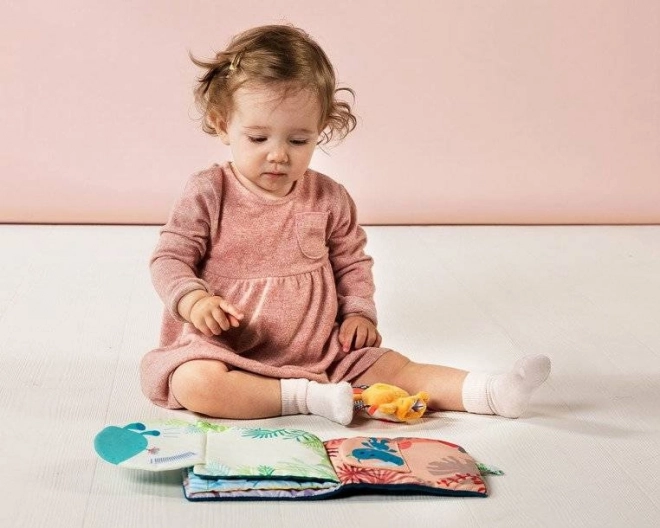 Lilliputiens - Kniha s mini loutkou Lew Jack 9 m+