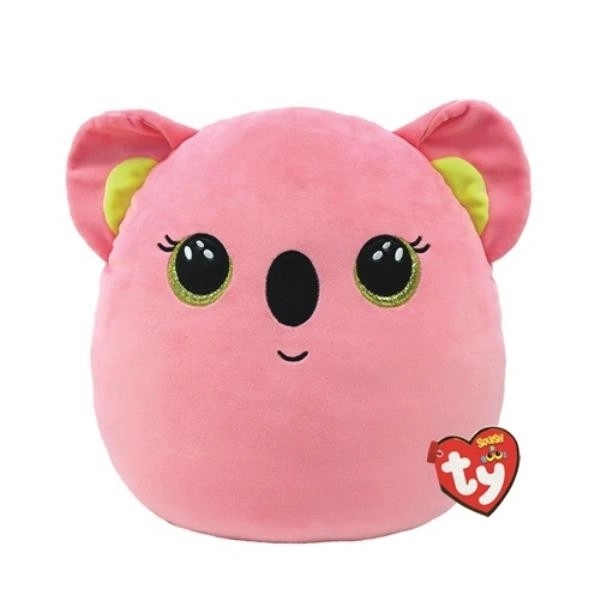 Plyšový polštářek TY Koala Poppy růžová 22 cm