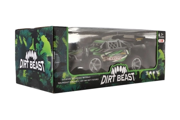 Rychlostní RC buggy auto zelené