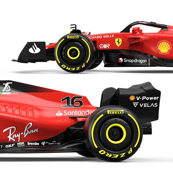 Dálkově ovládaný model Ferrari F1-75 1:12 červený