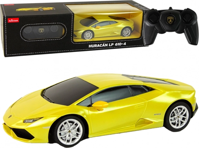 RC auto LAMBORGHINI Huracán 1:24 žluté Rastar