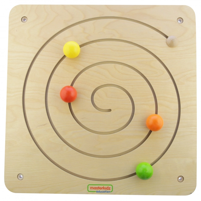 Tabule s posuvným spirálovým bludištěm Masterkidz Montessori