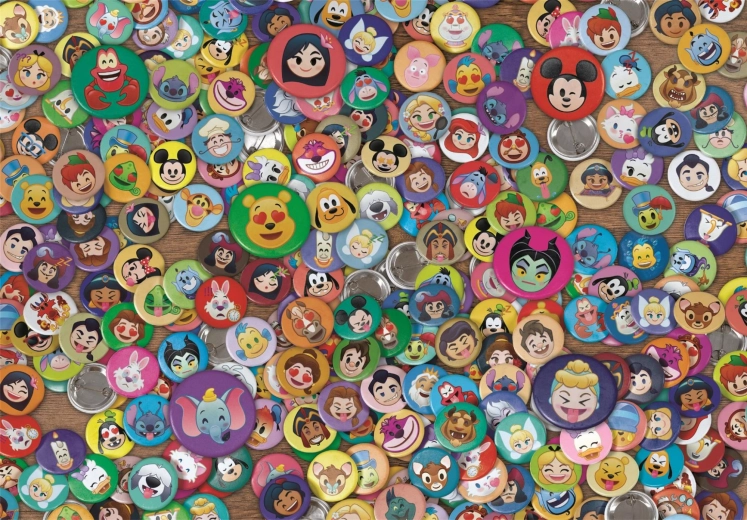 puzzle 1000 ks disney emoji compact
