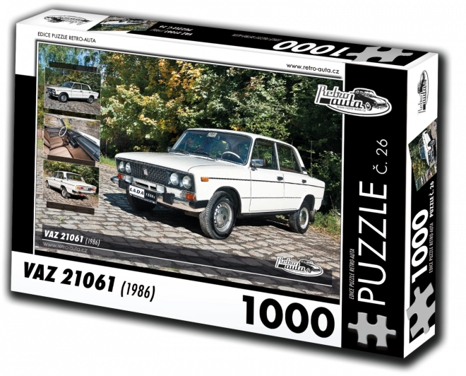 RETRO-AUTA Puzzle č. 26 Vaz 21061 (1986) 1000 dílků