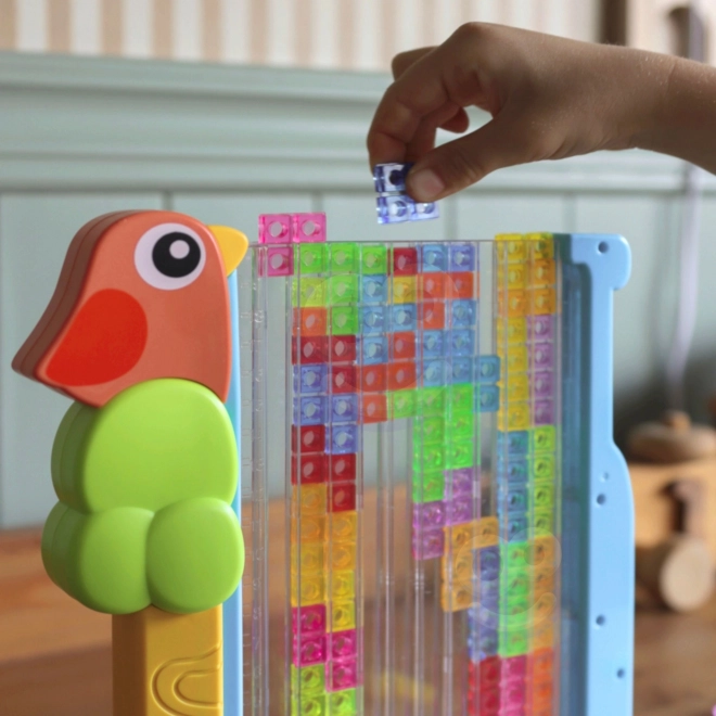 WOOPIE Vzdělávací hra Tetris Barevné Kostky