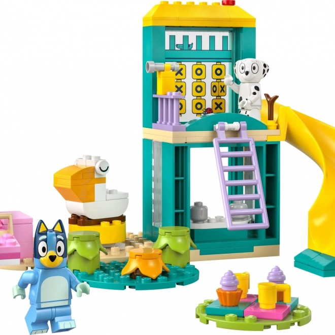 Stavebnice LEGO BLUEY – Bluey a Lucky na hřišti