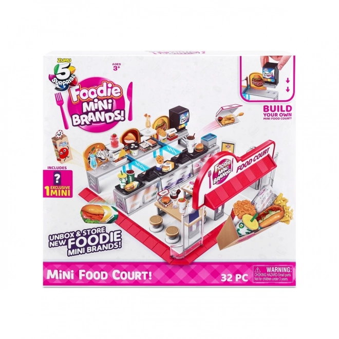 Miniaturní potravinový dvůr Foodie Mini Brands
