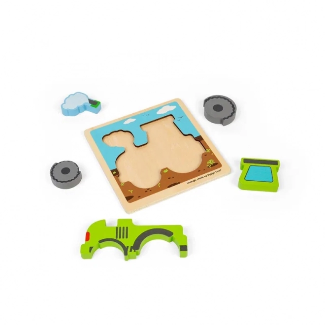 Vkládací puzzle Traktor od Bigjigs Toys