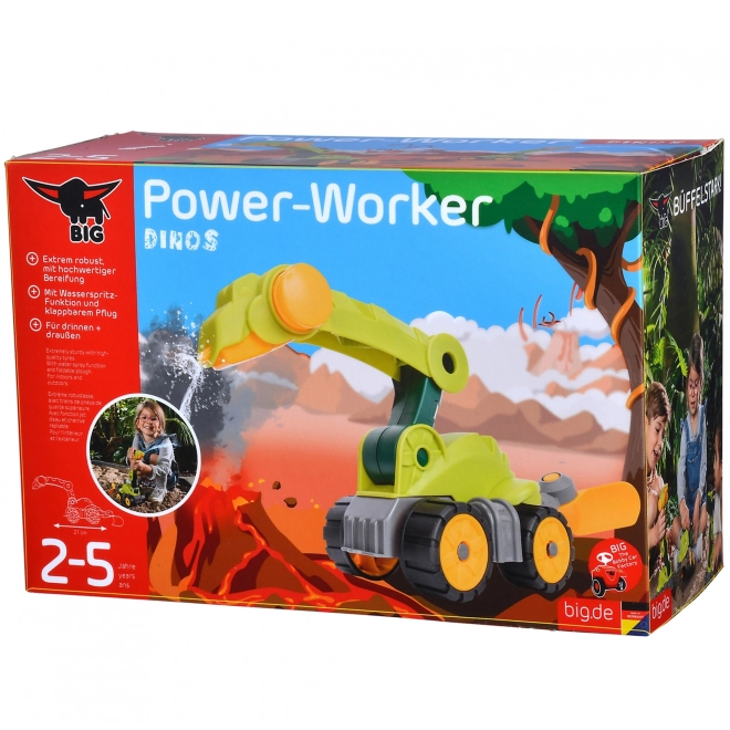 BIG Písková hračka Dino vozidlo Power Worker