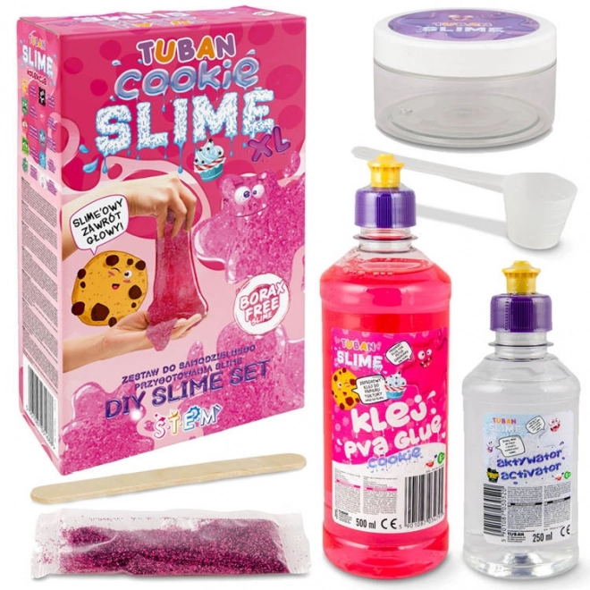 Velká sada Slime XL Sušenka růžová