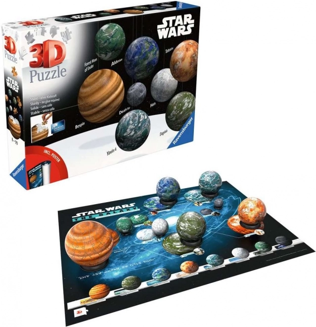 3D puzzle Star Wars galaxie od Ravensburger
