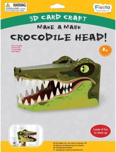 Kreativní sada 3D maska Krokodýl