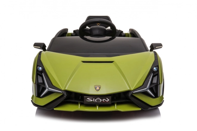 Lamborghini SIAN dětské auto na baterii s ovladačem – Zelené