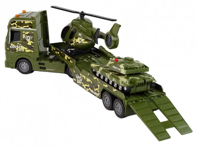 Vojenská stavebnice Tank Faction Propulsion Helicopter Truck