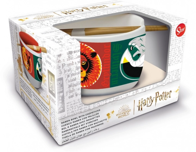 Harry Potter ramen miska a hůlky dárkový set