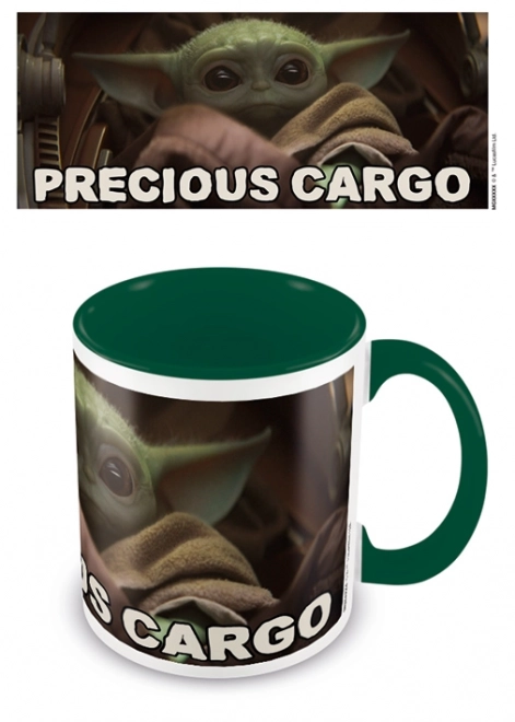Barevný hrnek Mandalorian Precious Cargo