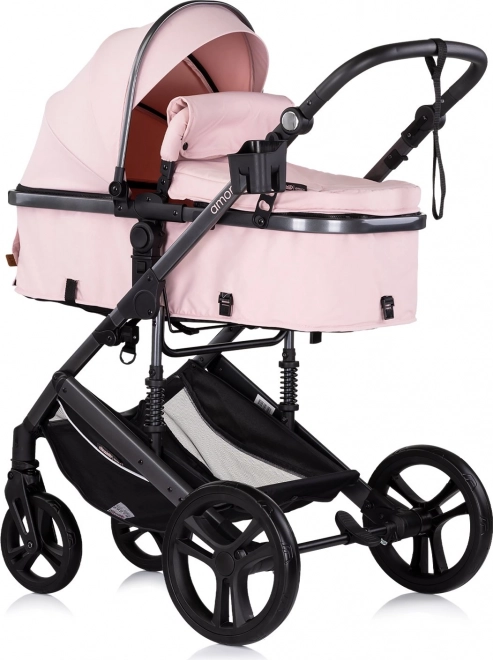 Kočárek kombinovaný Amore 2v1 Pink Marshmallow