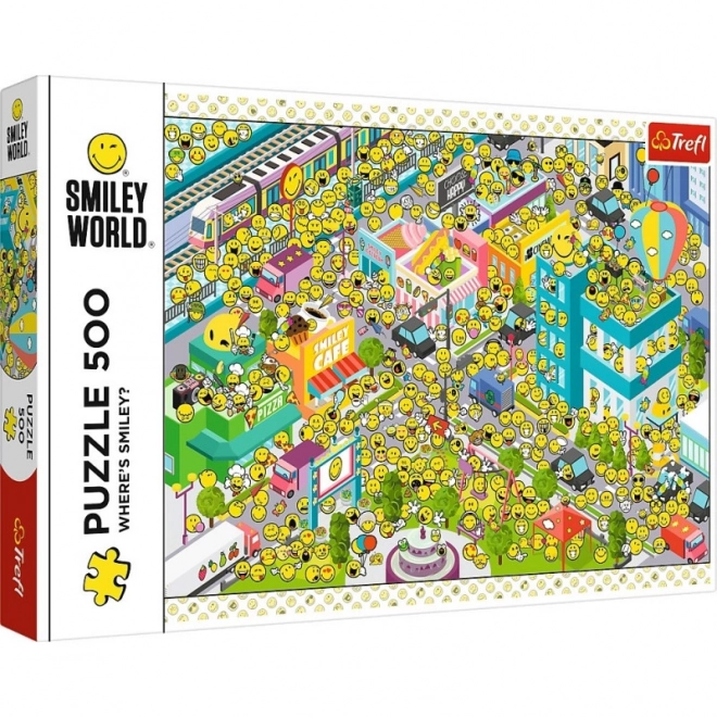 Puzzle 500 dílků Kde je Smiley?