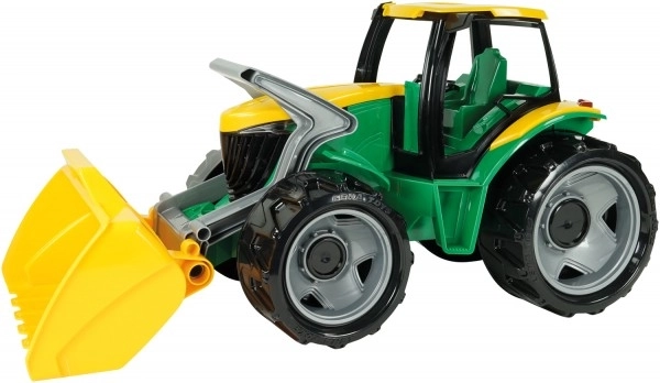 Dětský traktor se lžící Zeleno-žlutý